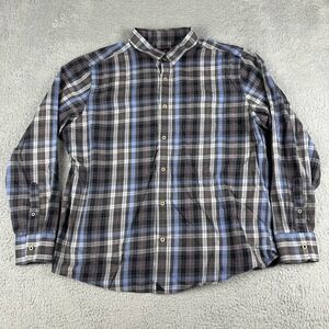 Untuckit Shirt Mens 2XL Slim Fit Multicolor Plaid Long Sleeve Casual Button Up